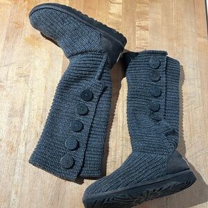 UGG textile gray boots #7 USA #38 Europe
